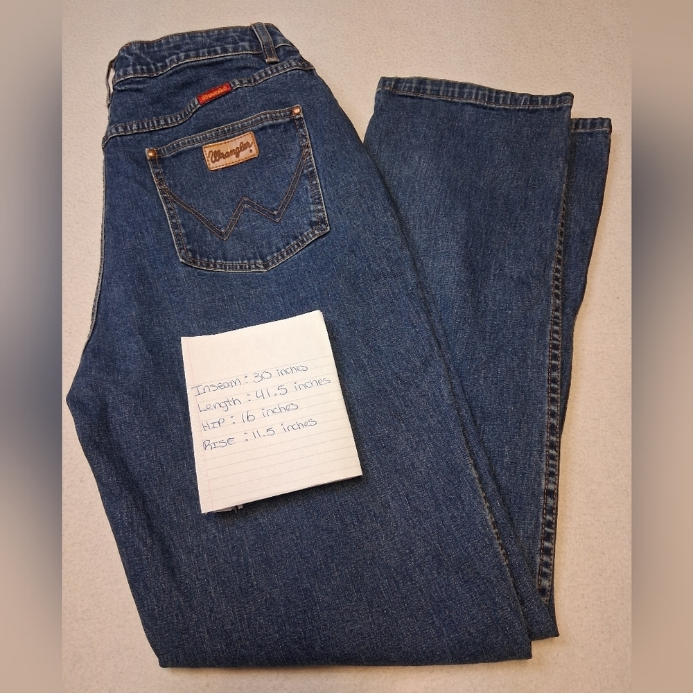 Wrangler Junior Womens Classic Blue Denim Jeans